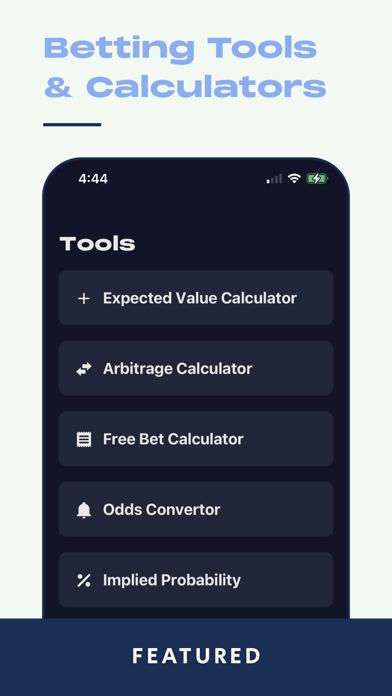 NeuroBet: Sports Betting Tools Screenshot