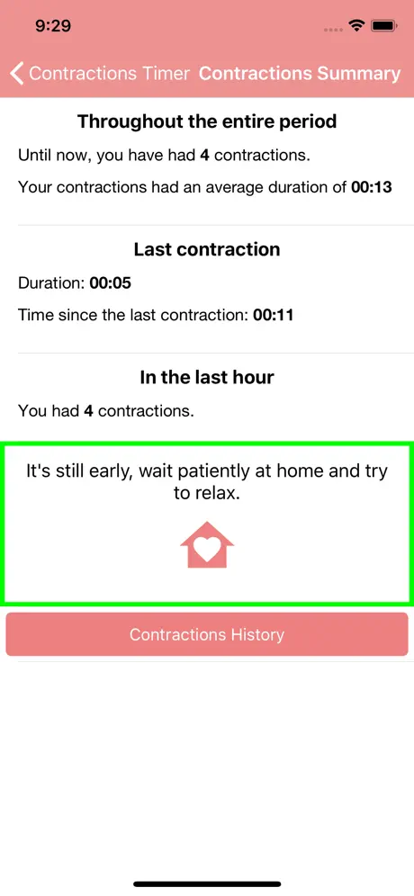 Contraction Timer & Counter