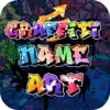 Graffiti Text Name Art App Delete