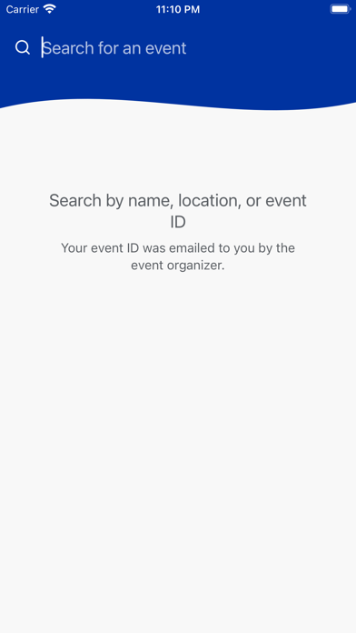 BlueStar Events Screenshot