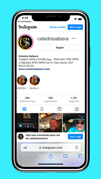 CatedraSalsera Radio Screenshot