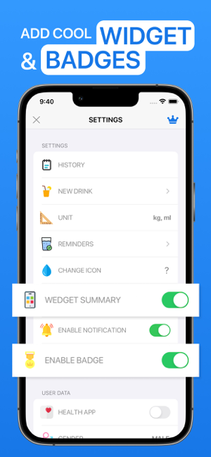 ‎Water Now: Daily Drink Tracker Screenshot