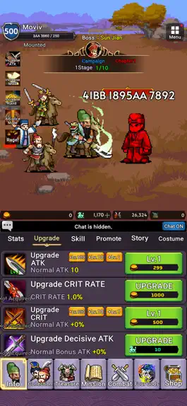 Game screenshot GuanYu Idle apk
