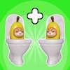 バナナトイレモンスターをマージします - iPadアプリ