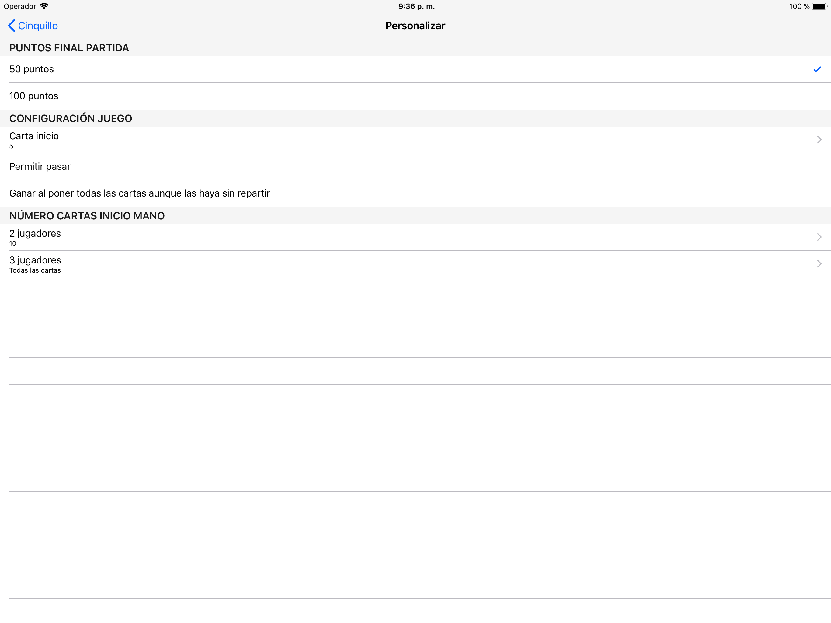 iCinquillo screenshot 13