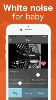 sound sleeper white noise iphone screenshot 1