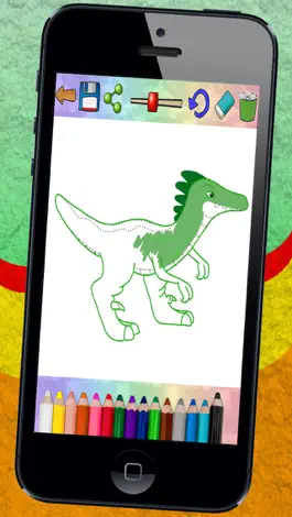 Game screenshot Connect and paint dinosaurs hack