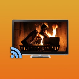 Fireplace on TV for Chromecast