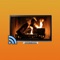Make your TV a cozy fireplace and set a romantic mood, with your Chromecast device