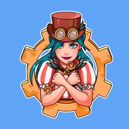 Elizabeth Steampunk Stickers