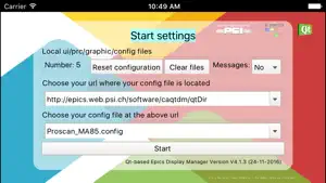 caQtDM screenshot 1