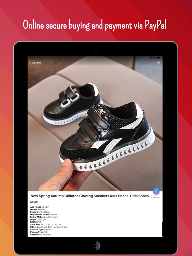 Paypal outlet shoes online