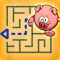 “Piggy Maze Runner” is a collection of 90 maze levels for young children, along with a delightful fairytale storyline