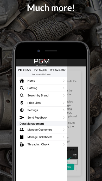 PGM of Texas Converter Catalog Screenshot