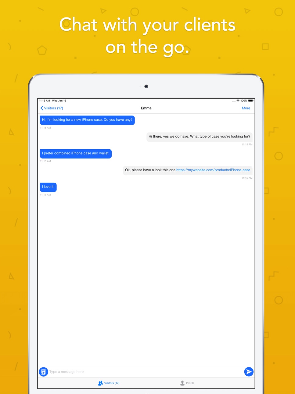 iPad screenshot