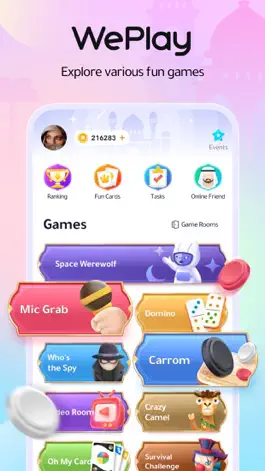 Game screenshot WePlay (ويبلاي) -  Game & Chat mod apk