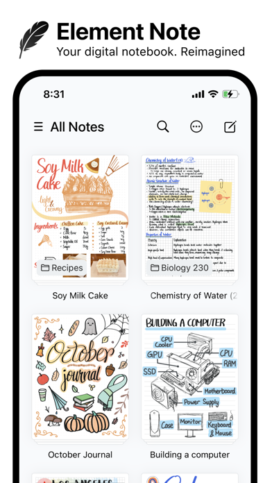 Element Note Screenshot