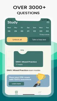 dmv permit practice test 2024+ iphone screenshot 3