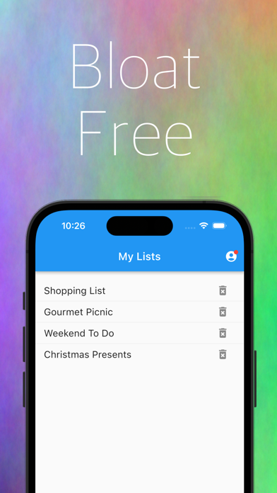 Screenshot 3 of CloudList App