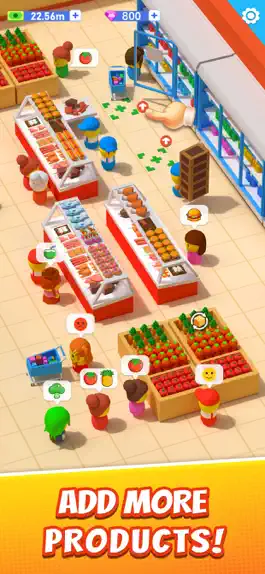 Game screenshot My Idle Store - Food venture hack