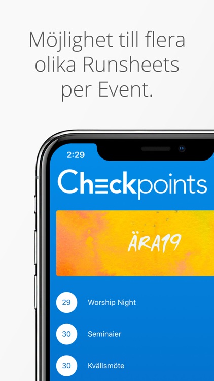 Checkpoints · Event Tracking