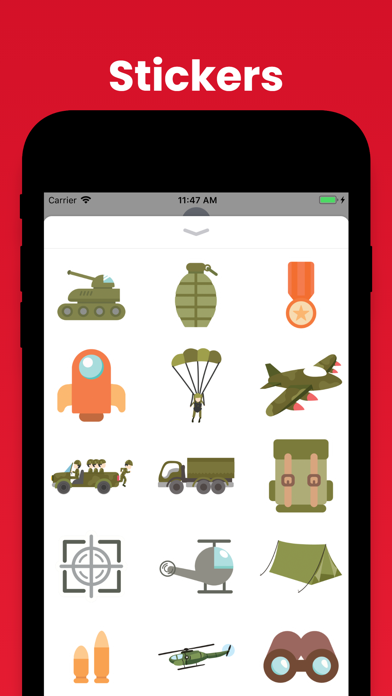 Screenshot #1 pour Military stickers - Army Force