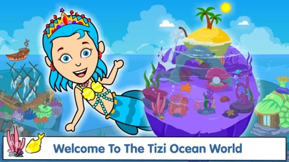 Tizi Town Little Mermaid Games Screenshot