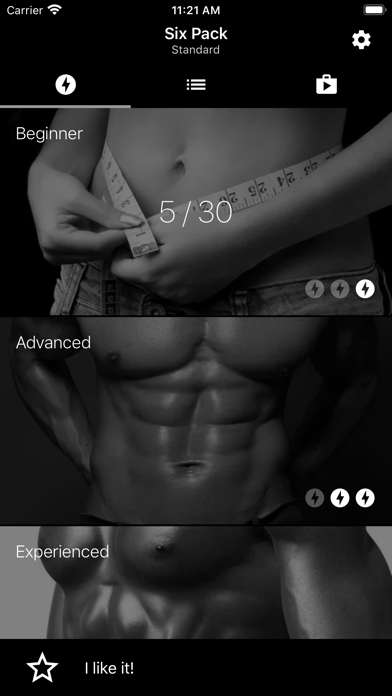 Six Pack Abs in 30 Days. Screenshot