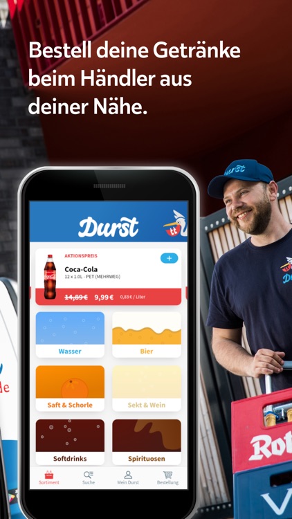 Durst: Deine Getränke per App