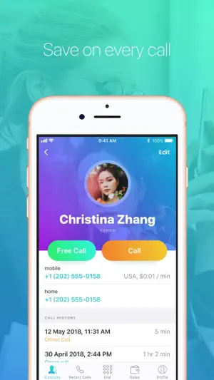 YunGO International Calls screenshot 2
