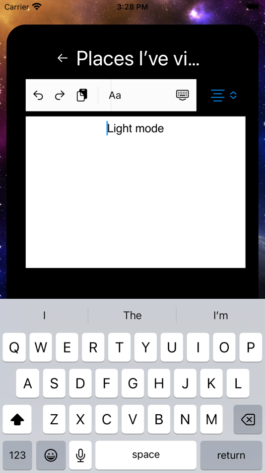 #6. Note Gallery (iOS) 由: Bereket Solomon