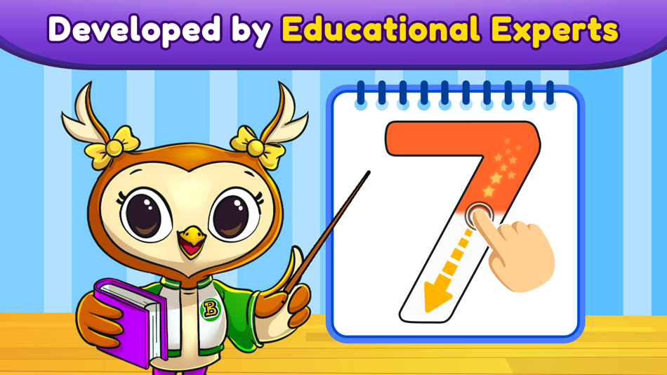#3. Alphabet tracing & flash cards (iOS) 由: Bebi Family Games