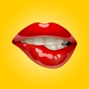 Icon Flirty Emoji Adult Stickers