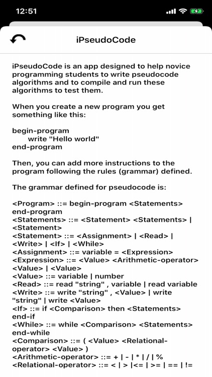 iPseudoCode - for phone screenshot-8