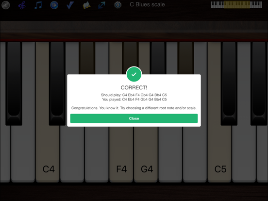 Screenshot #6 pour Échelles et accords de piano