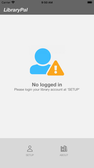 libraryPal@WISERF Screenshot