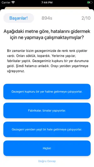 Test Merkezi İlkokul 2.Sınıf screenshot 3