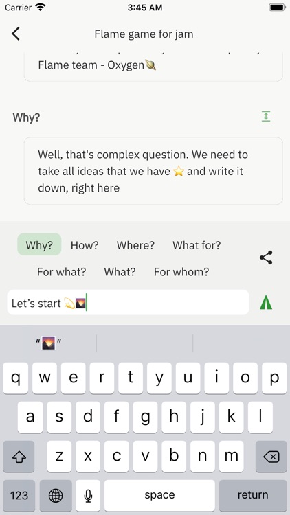 LastAnswer: Brainstorm & Notes