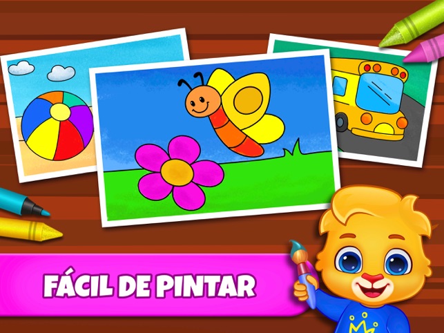 Jogos crianças pintar infantis na App Store