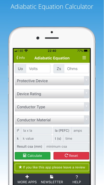 Adiabatic Equation Calculator