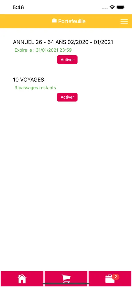 Taneo e-ticket
