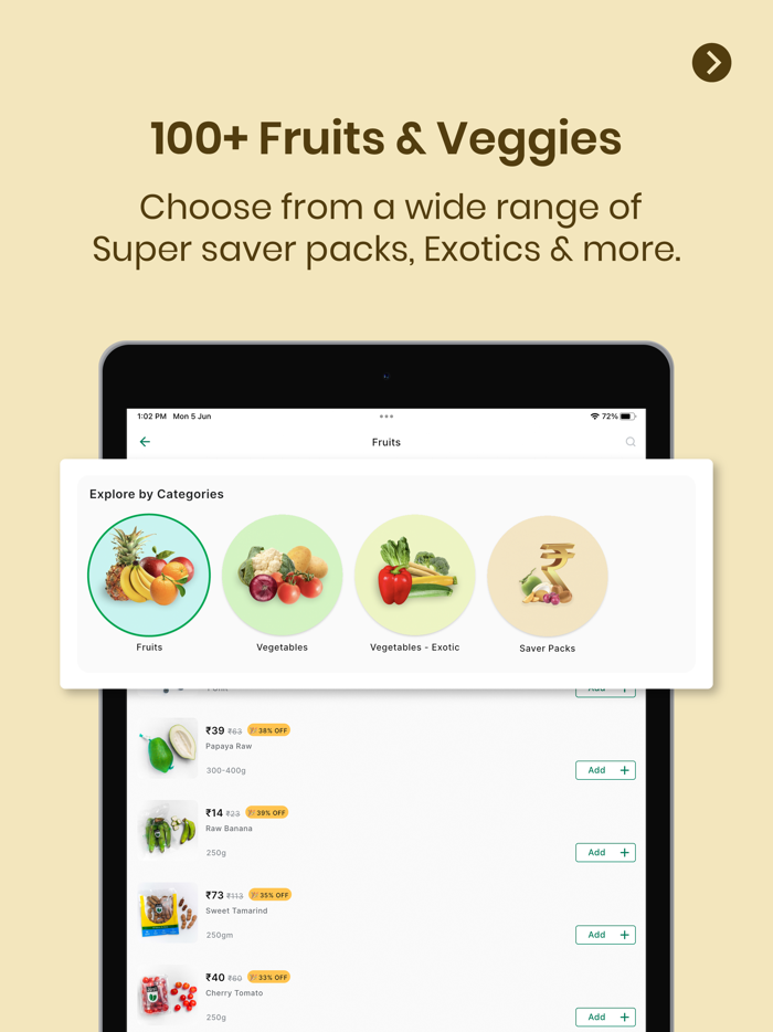 JUST Fresh  Fruit and Vegetable