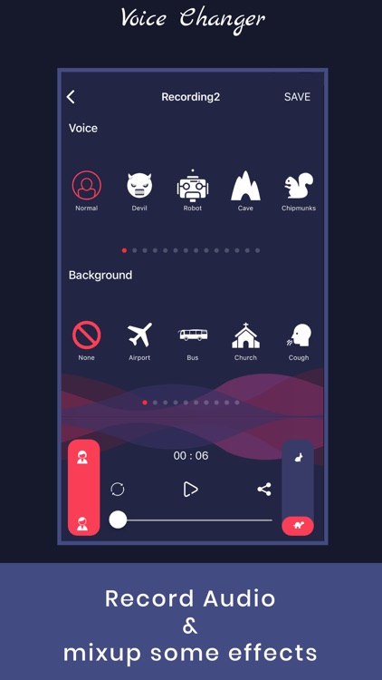 Voice Changer : Live effects