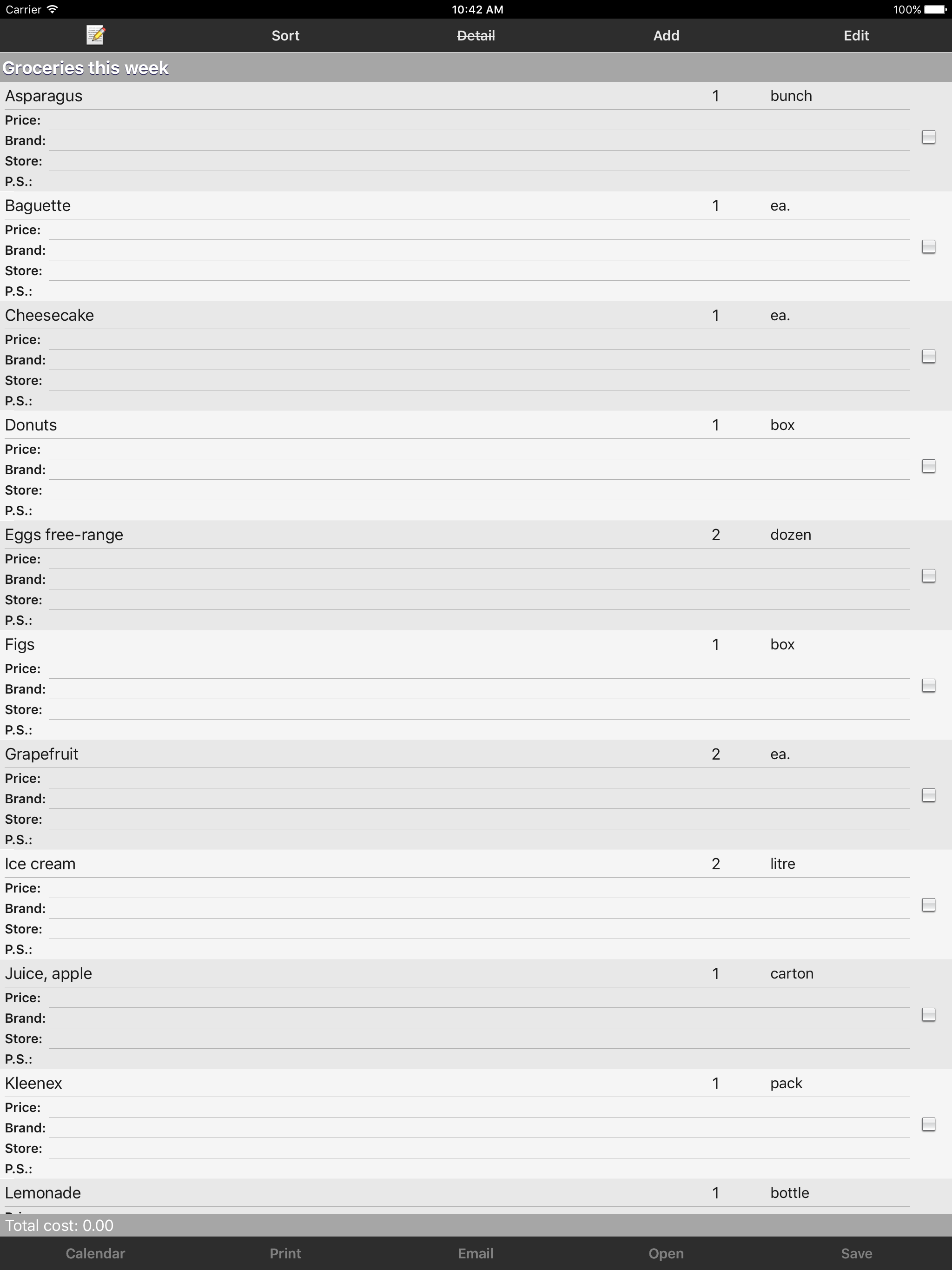 Shoppers List screenshot 10