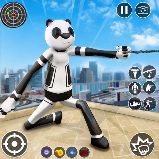 Panda Stickman Games iOS App