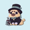 Puppies Cute Pug Stickers