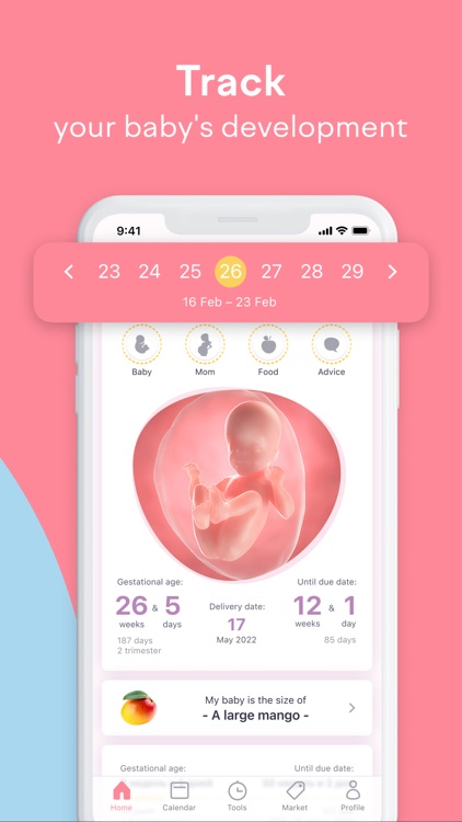 amma: Pregnancy & Baby Tracker screenshot-0