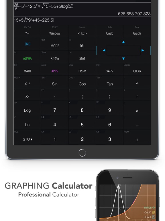 Screenshot #1 for Graphing Calculator Plus