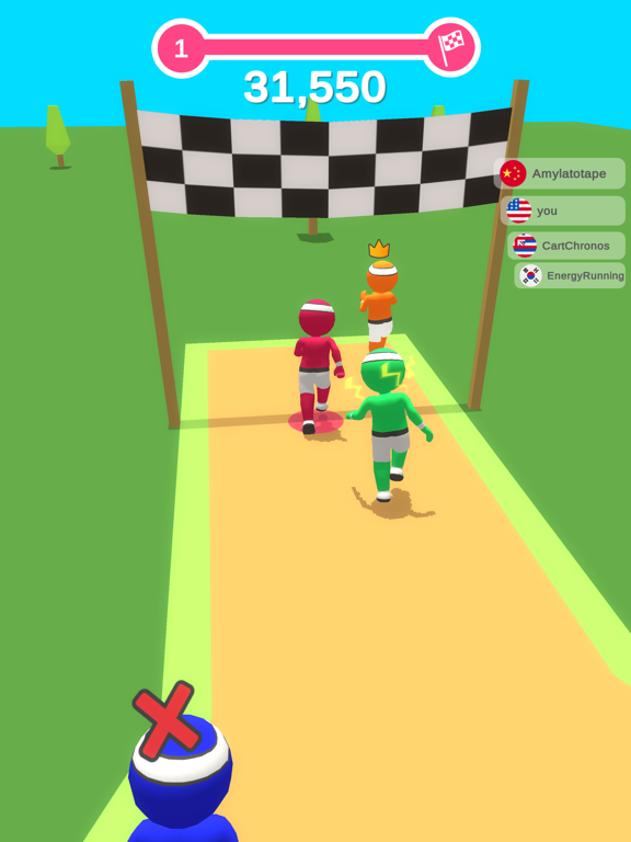 PartyRun.io iPad screenshot
