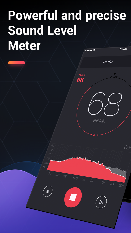 dB Meter & Spectrum Analyzer - 9.3 - (iOS)